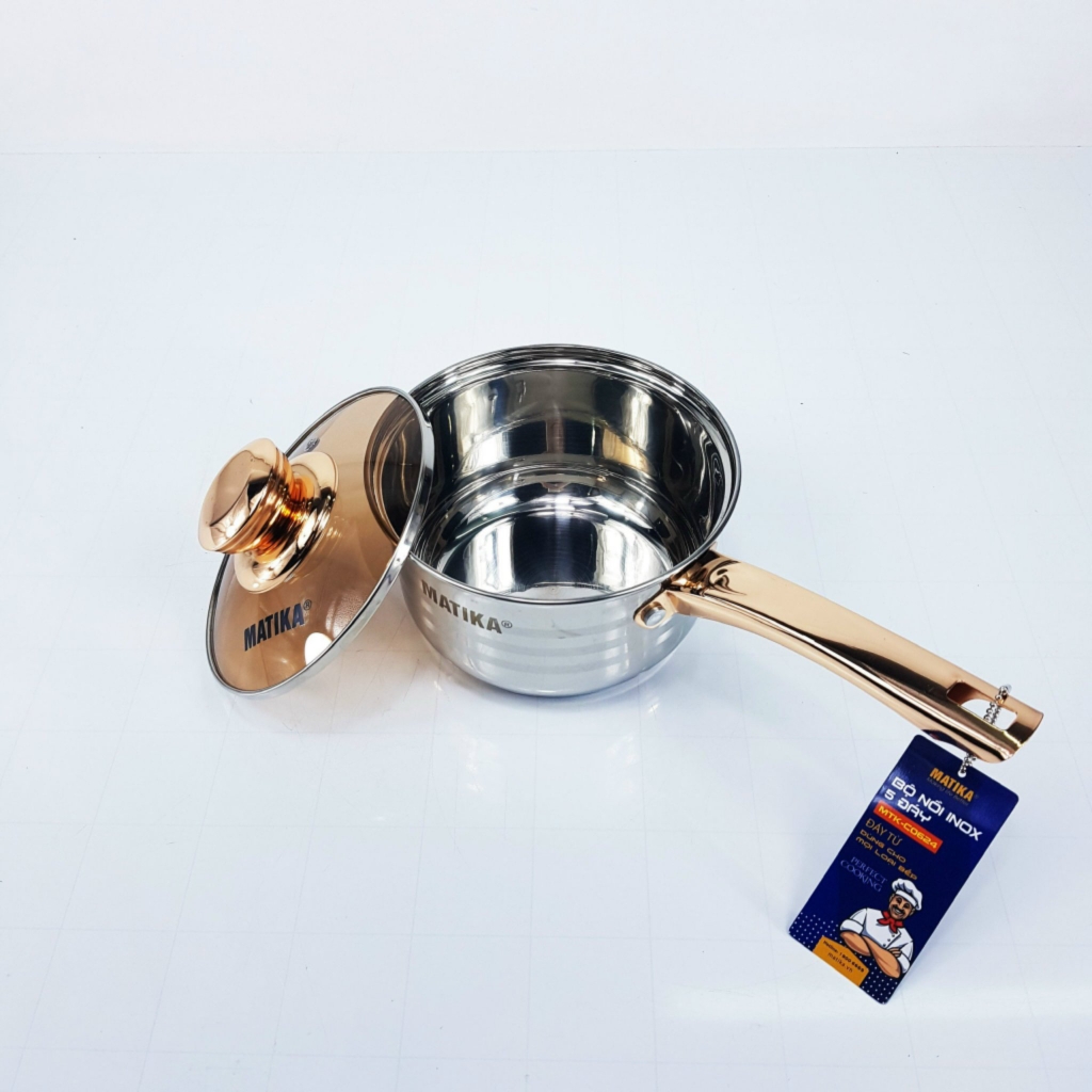 Bộ 6 nồi chảo inox Matika MTK-C0624 (1tx2)