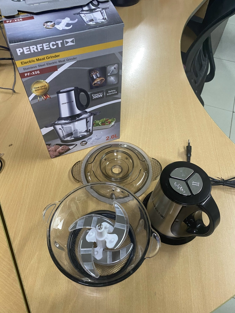 Máy xay thịt Perfect PF-X06, 300W, dung tích cối 2L (1tx8)