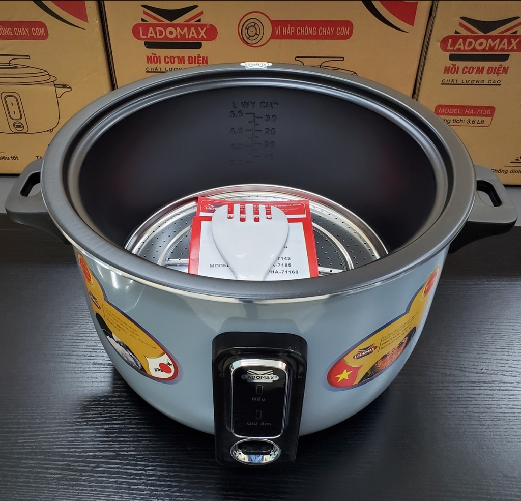 Nồi cơm điện nắp rời 5.6L Ladomax Ha-7156