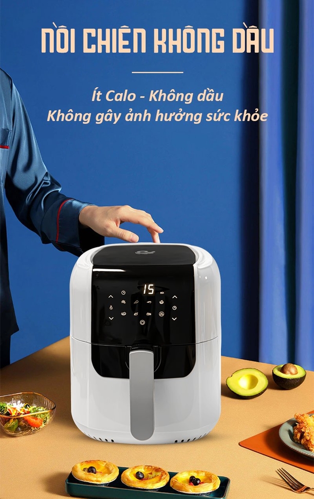 Nồi chiên không dầu 6.5L Tsuki VS-502A