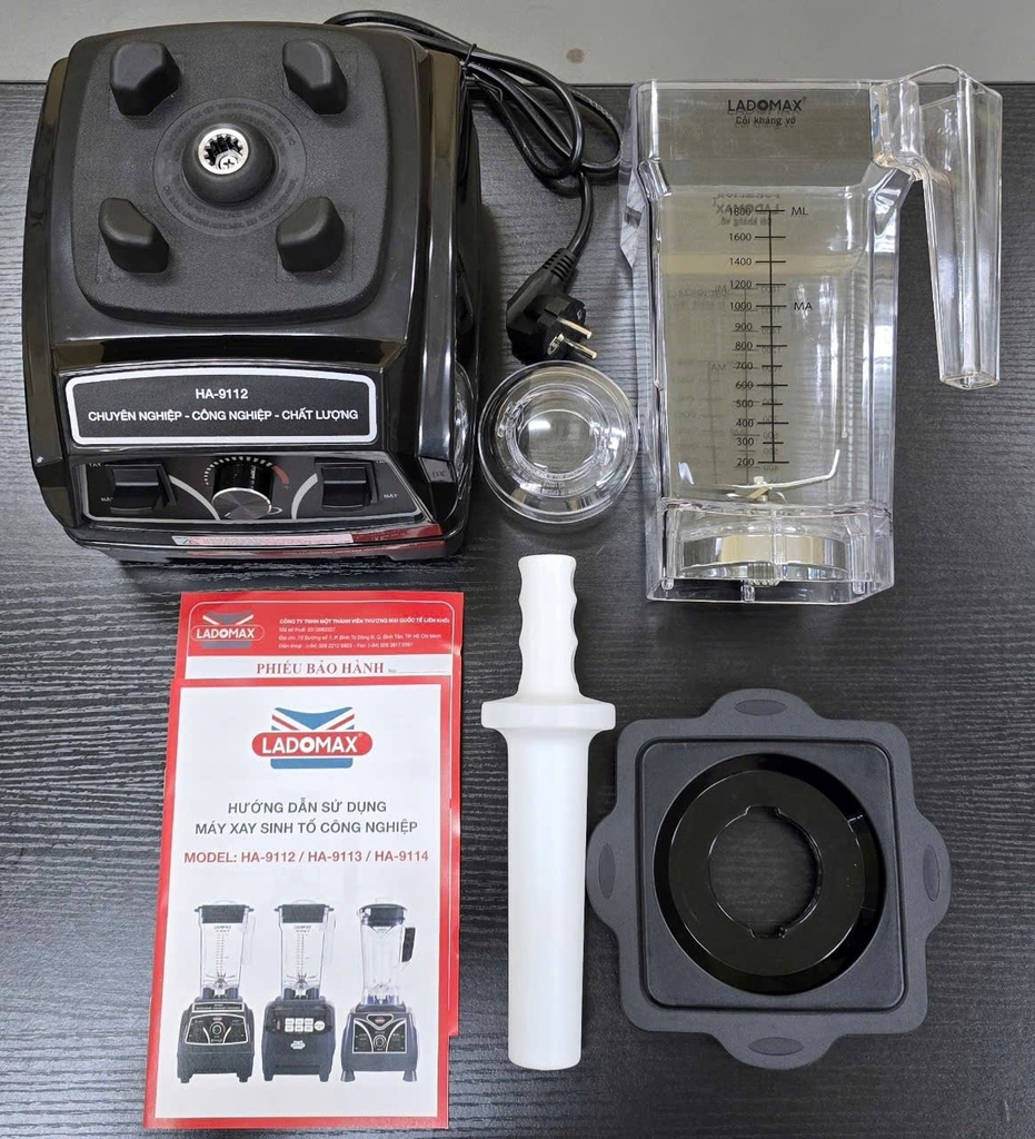 Máy xay sinh tố công nghiệp Ladomax Ha-9113 (1tx4)