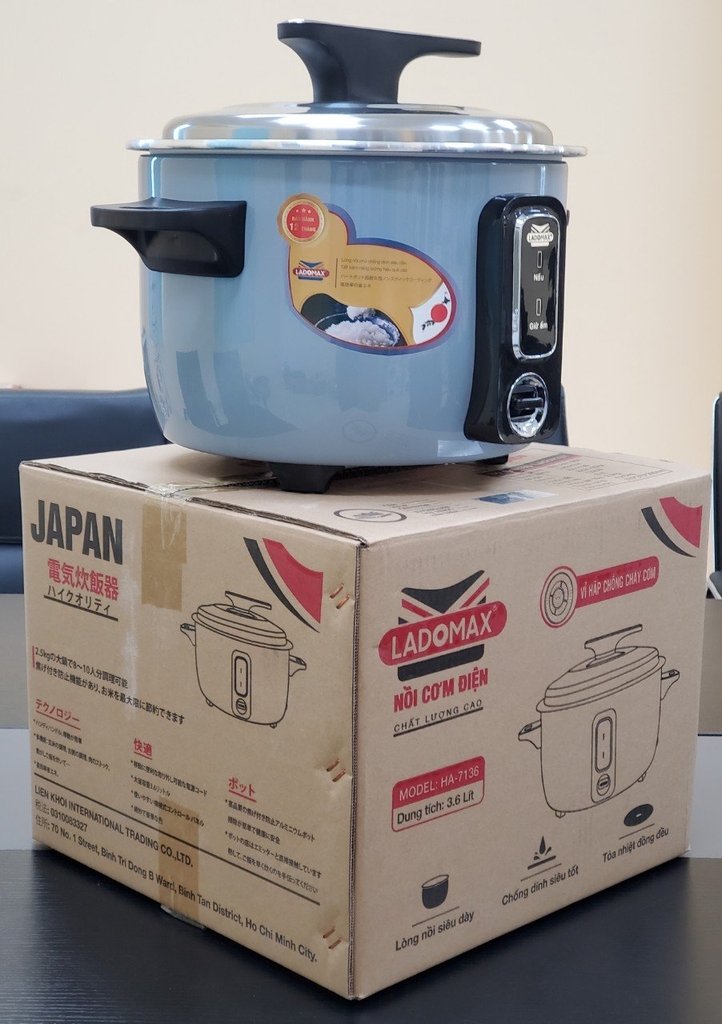 Nồi cơm điện nắp rời 3.6L Ladomax Ha-7136