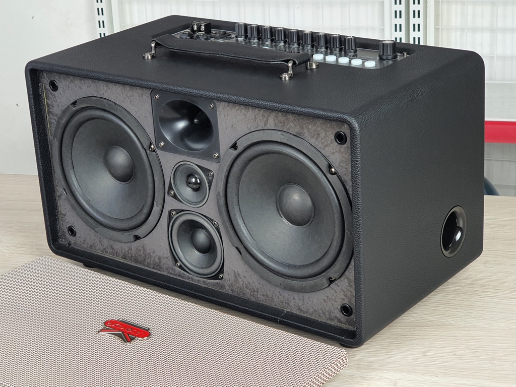 Loa xách tay bass đôi 16cm Ladomax X-216(DSP)