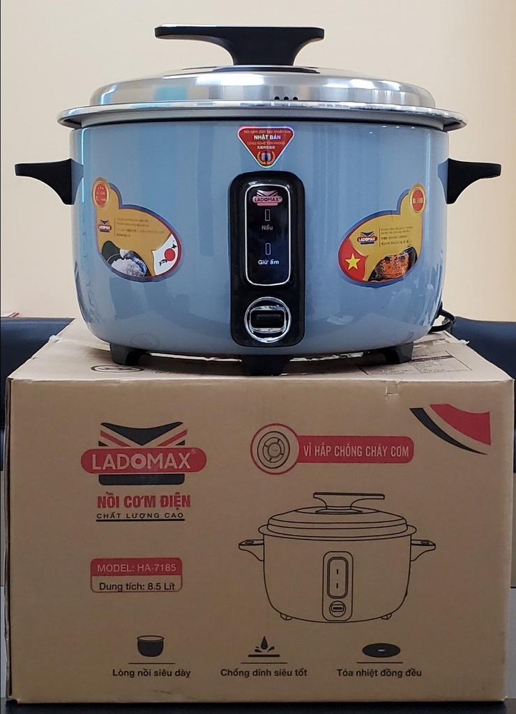 Nồi cơm điện nắp rời 8.5L Ladomax Ha-7185