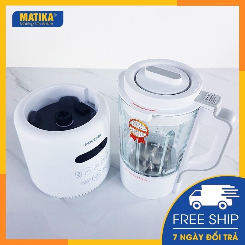 Máy xay nấu sữa hạt Povena PVN-3275 (1tx4)