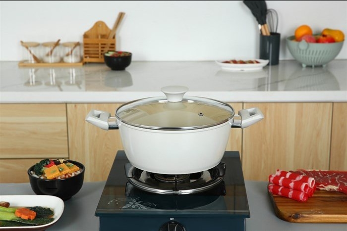 Bộ nồi nhôm chống dính Greencook GCS227-T1