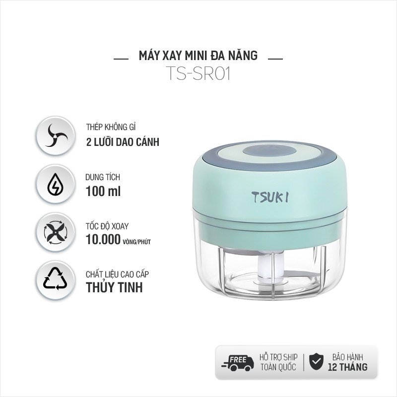 Máy xay đa năng mini Tsuki TS-SR01 (1tx50)