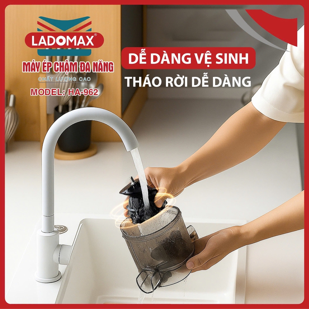 Máy ép chậm cao cấp Ladomax Ha-962
