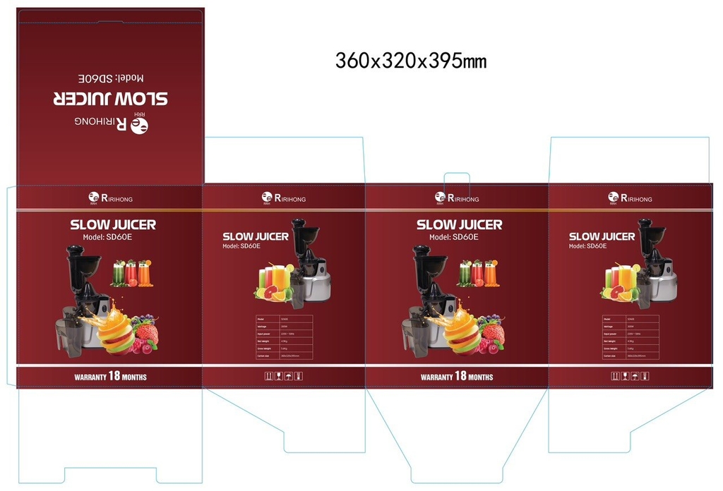 Máy ép chậm trục đứng RiriHong SD60E