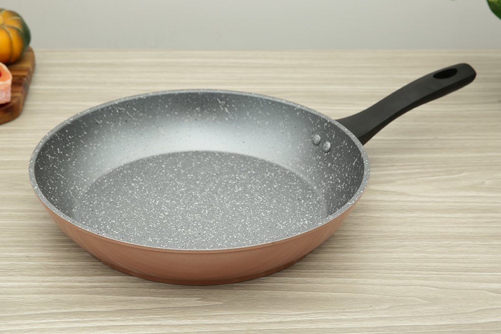 Chảo vân đá chống dính Greencook GCP221-28IH (1tx6)