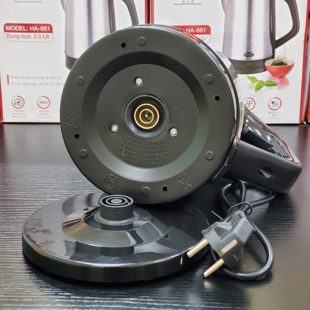 Ấm đun siêu tốc 3.0L Ladomax Ha-881 (1tx16)