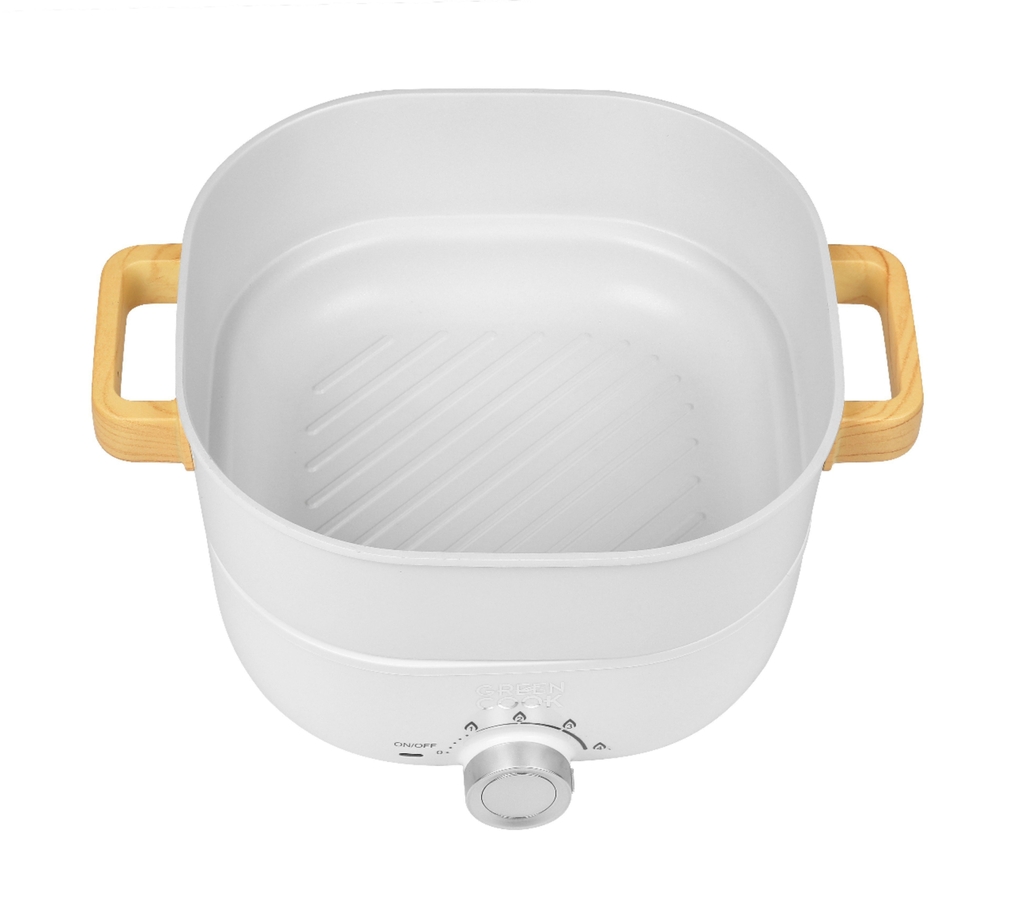 Nồi lẩu điện nhôm đúc Greencook GCEH233 (1tx8)