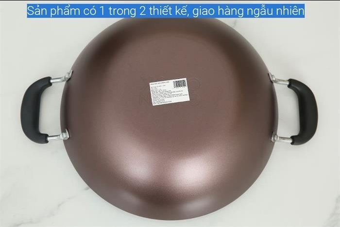 Chảo xào thép chống dính 32cm GreenCook GCW03-32IH (1tx6)