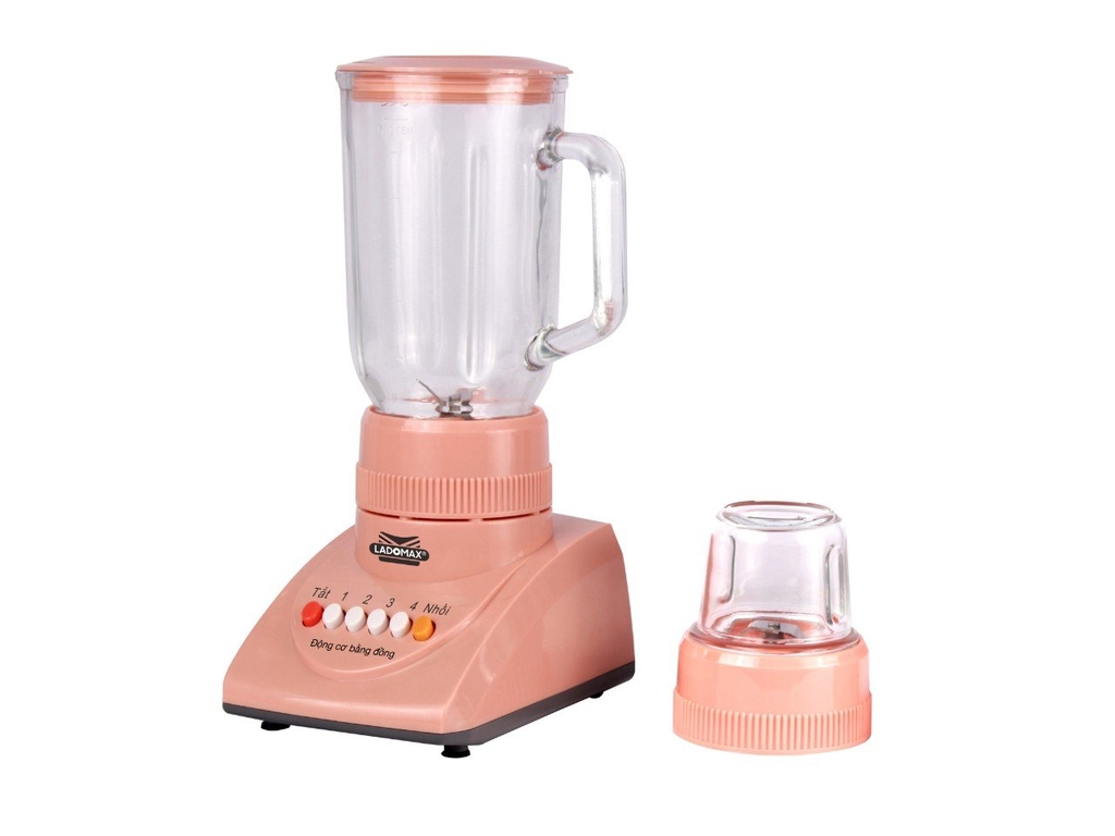 Máy xay sinh tố 2 cối thủy tinh Ladomax Ha-9166-2 (1tx8)