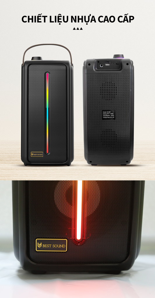 Loa kéo xách tay mini Bestsound BD-87A, 20W