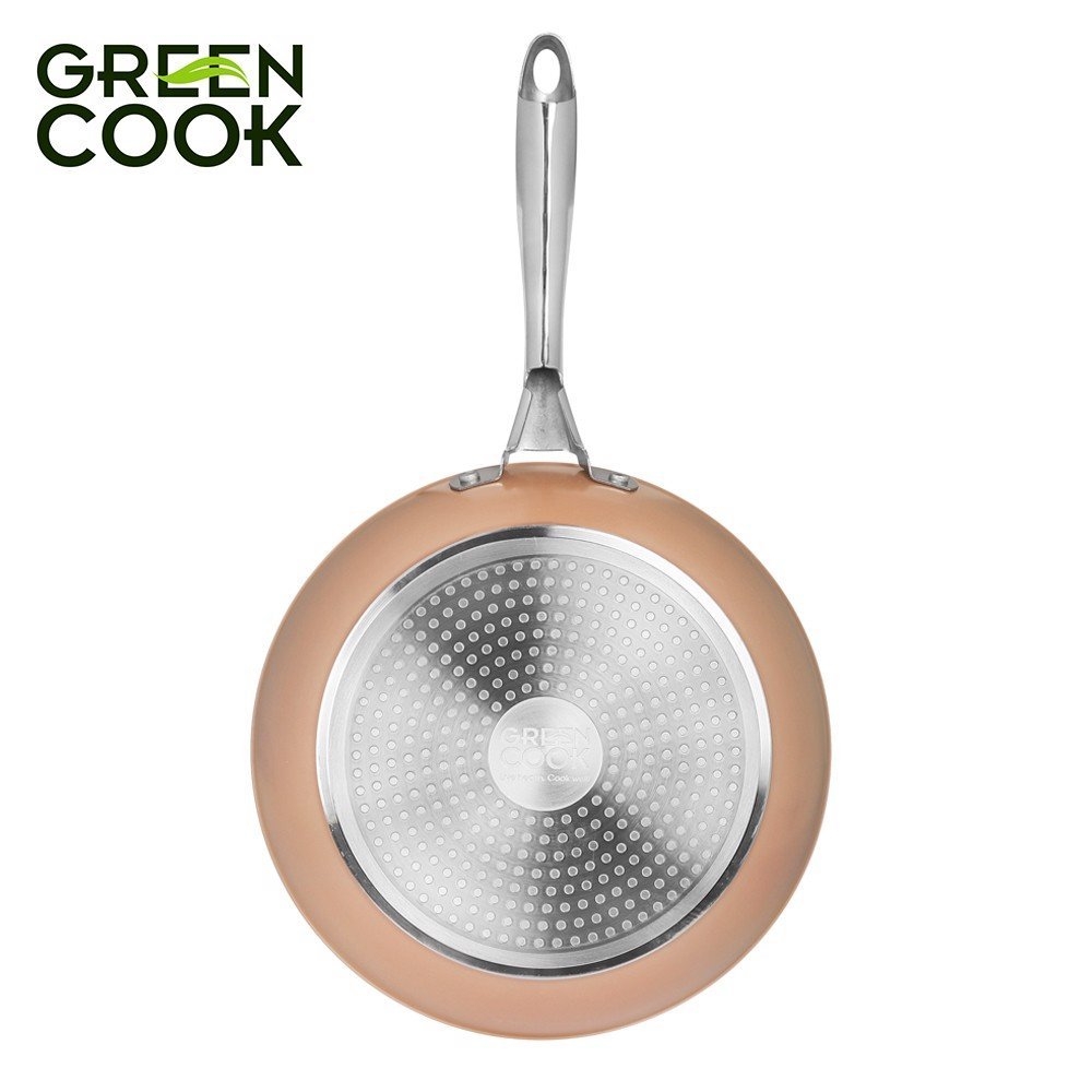 Chảo chống dính vân đá hoa cương Greencook GCP08-24IH