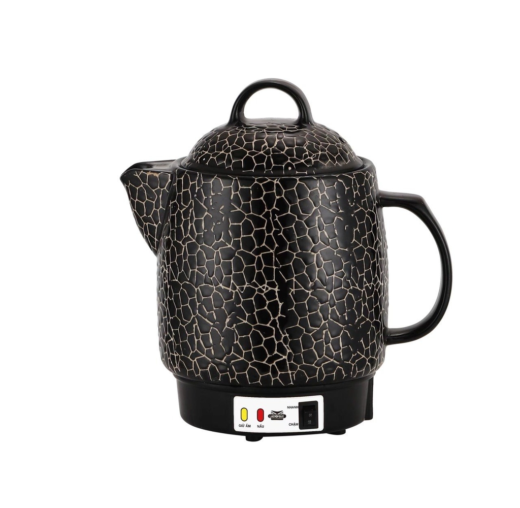 Ấm Sắc Thuốc Điện Ladomax Ha-8833Den Màu Đen, Có Chuông Báo (1tx8)