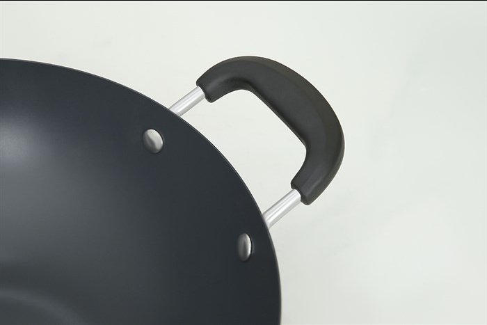 Chảo xào thép chống dính 32cm GreenCook GCW03-32IH (1tx6)