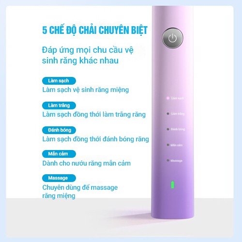 Bàn chải sóng âm điện Flyco FT7105VN