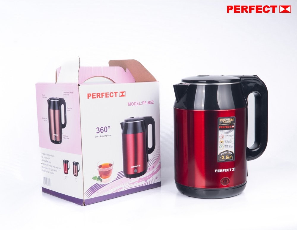Ấm đun siêu tốc 2 lớp Perfect PF-B52 (1tx12)