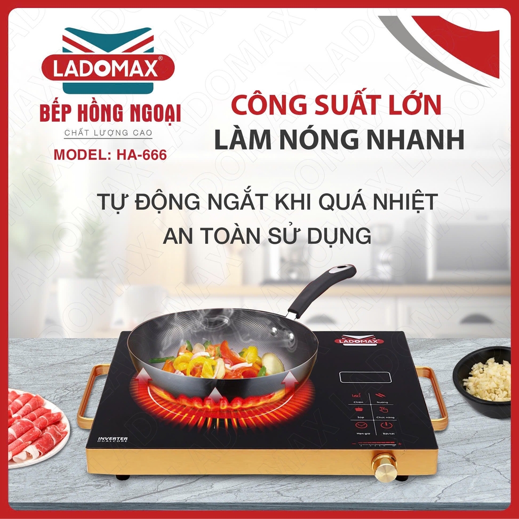 Bếp điện Hồng Ngoại Ladomax Ha-666