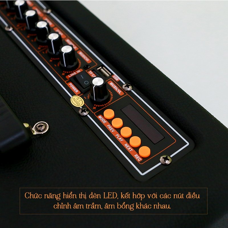 Loa kéo xách tay BestSound M5, Bass đôi 5inch, 80W