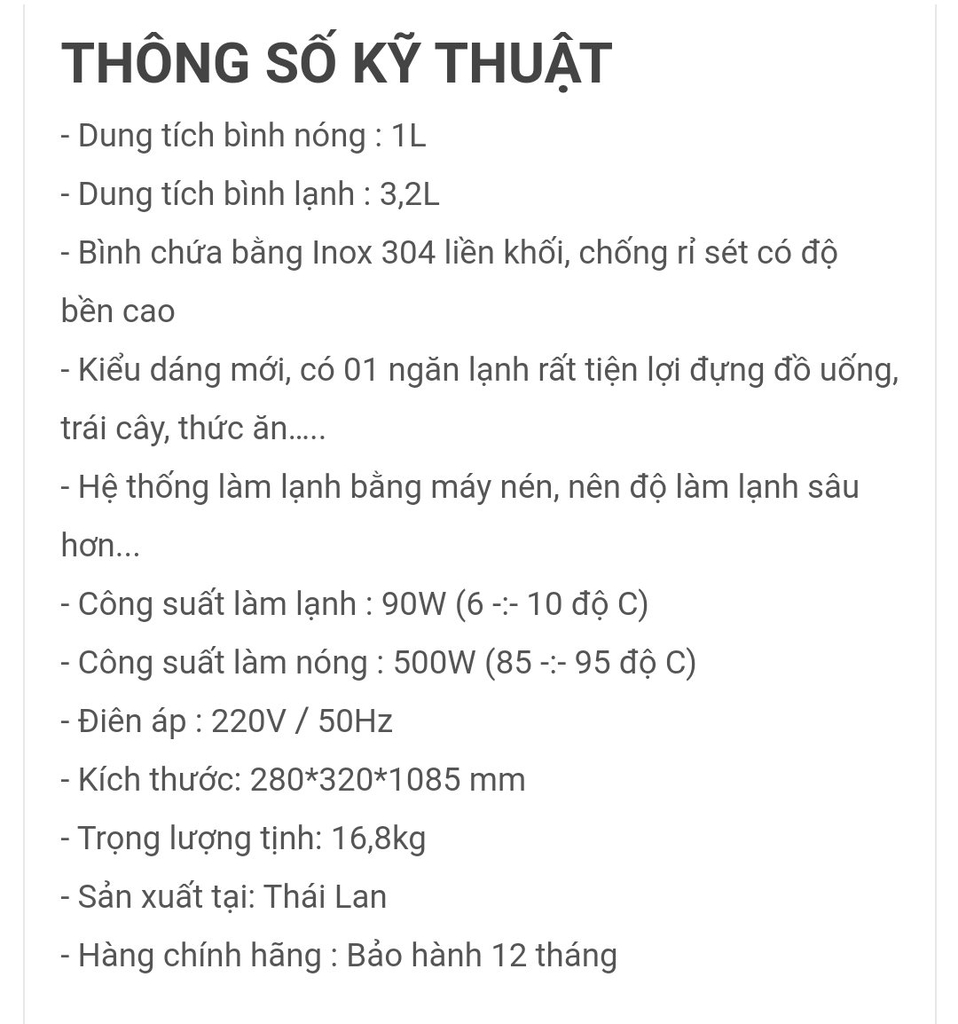 Máy uống nóng lạnh Apechome APH-4488NL