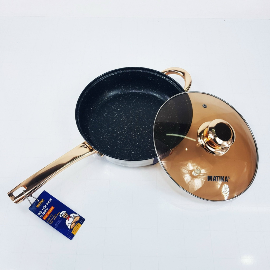 Bộ 6 nồi chảo inox Matika MTK-C0624 (1tx2)