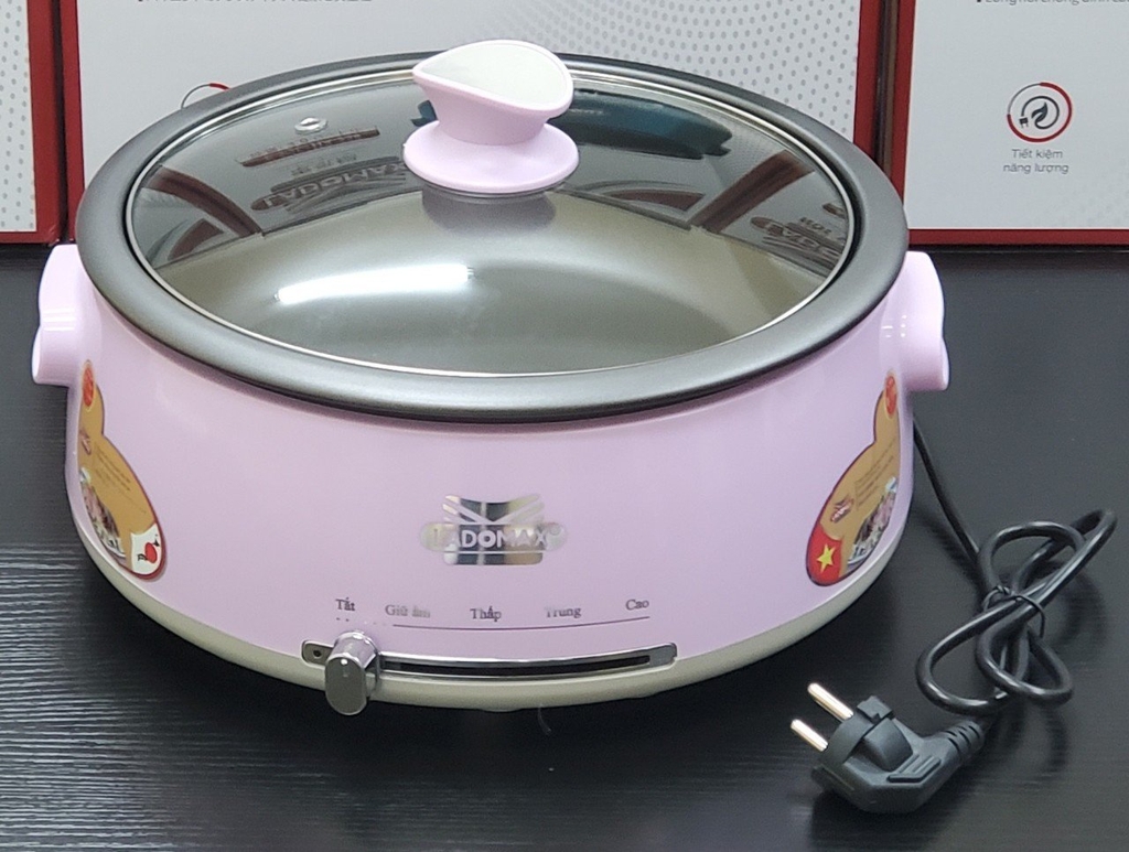 Lẩu điện lòng rời 4L Ladomax Ha-238 (1tx6)