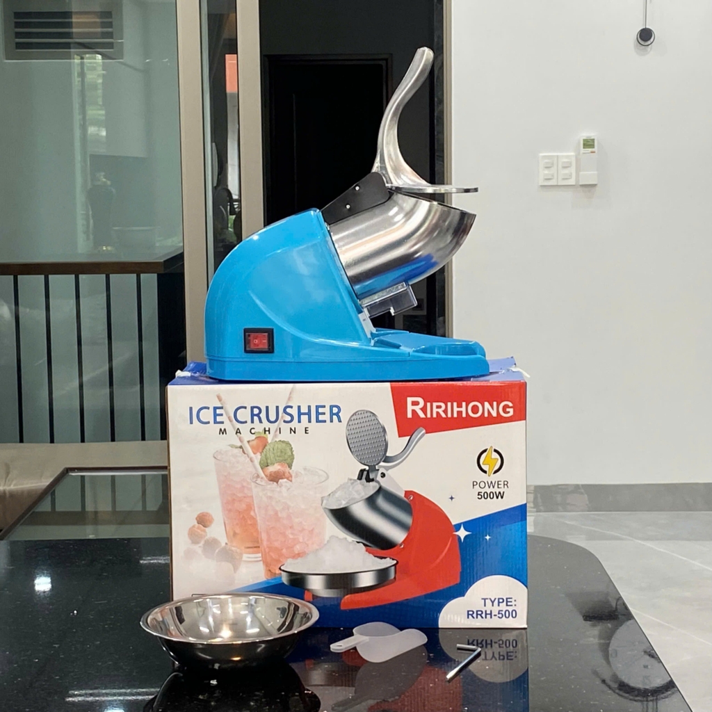 Máy bào đá tuyết 500W, 2 lưỡi Ririhong RRH500-2