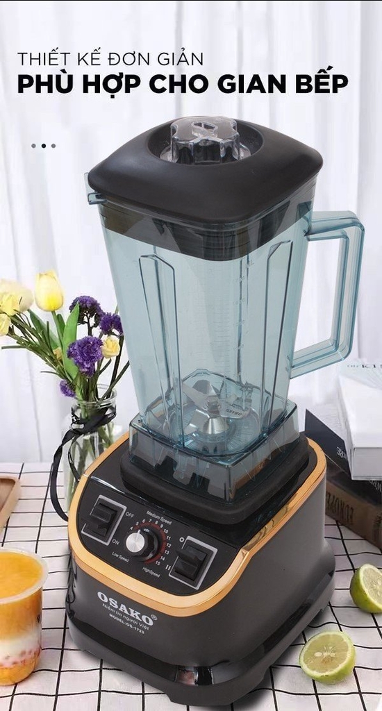 Máy sinh tố công nghiệp 1700w Osako OS-1723 (1tx4)