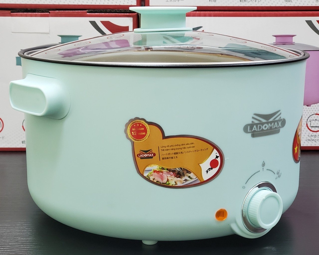 Lẩu điện lòng liền 4L Ladomax Ha-237 (1tx8)