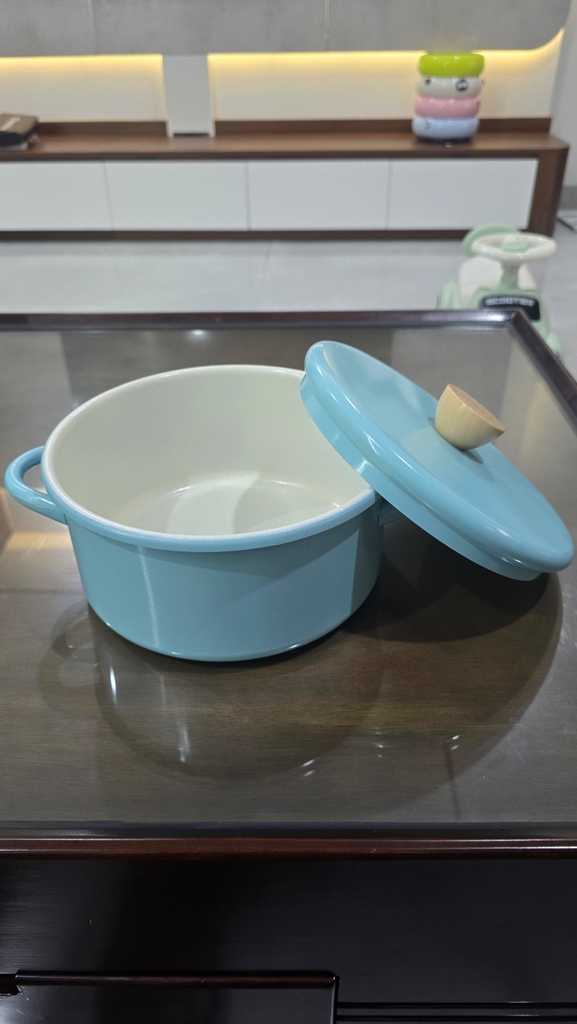 Nồi canh thép tráng men Greencook GCS2517-20 (1tx8)