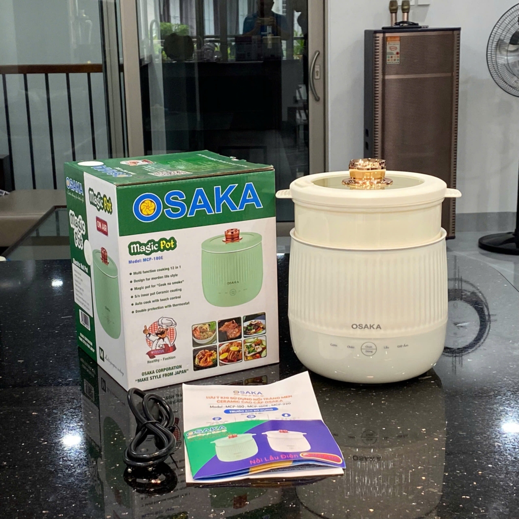 Nồi đa năng Osaka MCP180E, điện tử (1tx12)