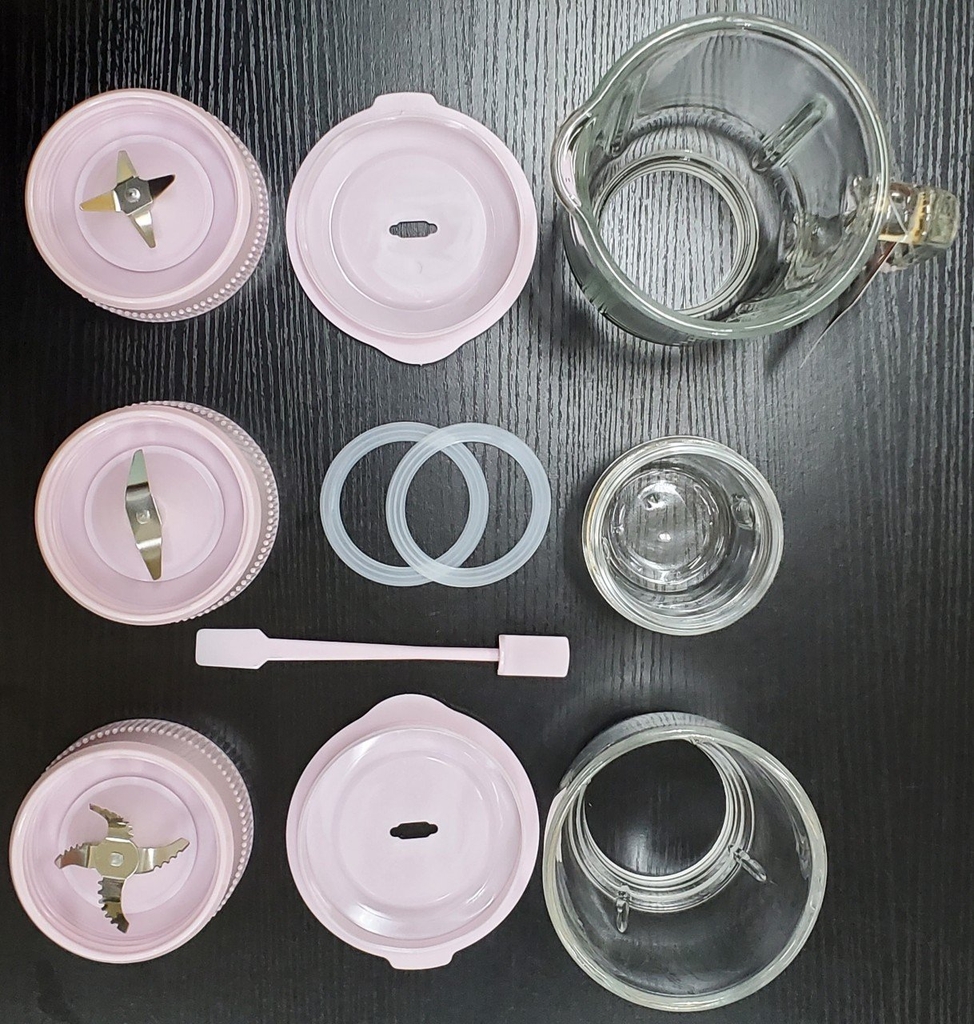 Máy xay sinh tố 3 cối thủy tinh Ladomax Ha-9166-3 (1tx6)