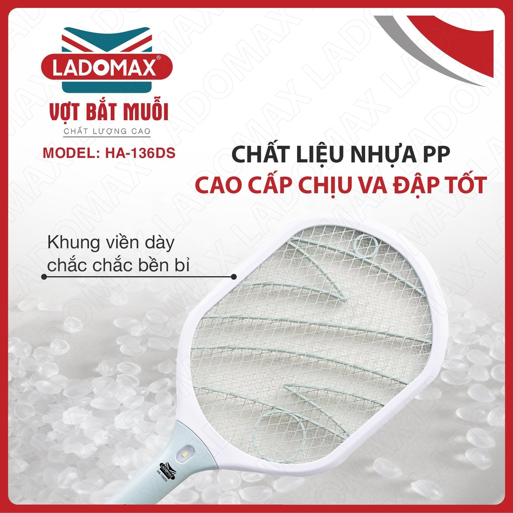 Vợt Muỗi Ladomax Ha-136DS (1tx50)