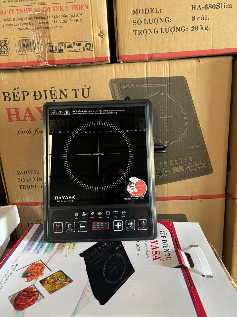 Bếp điện từ Hayasa Ha-680 Slim (1tx8)