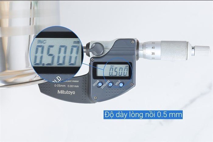 Nồi Inox 5 đáy size 18cm Greencook GCS243-18IH (1tx8)