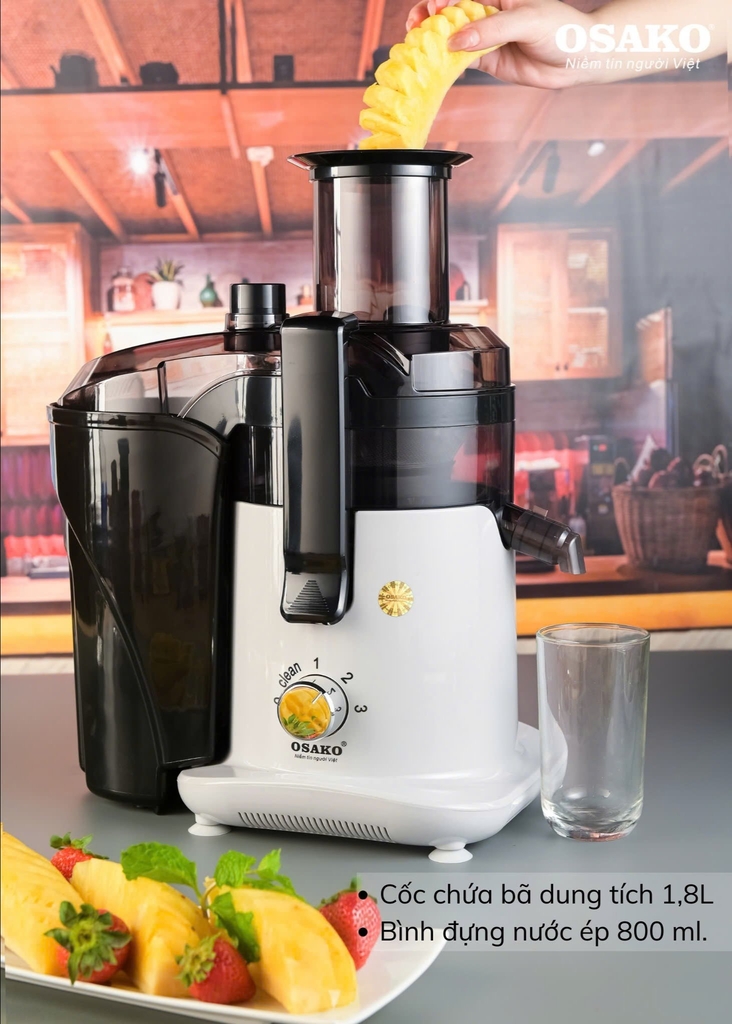 Máy ép nhanh chuyên nghiệp Osako EP612 (1tx3)