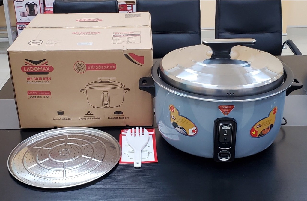 Nồi cơm điện nắp rời 16L Ladomax Ha-71160