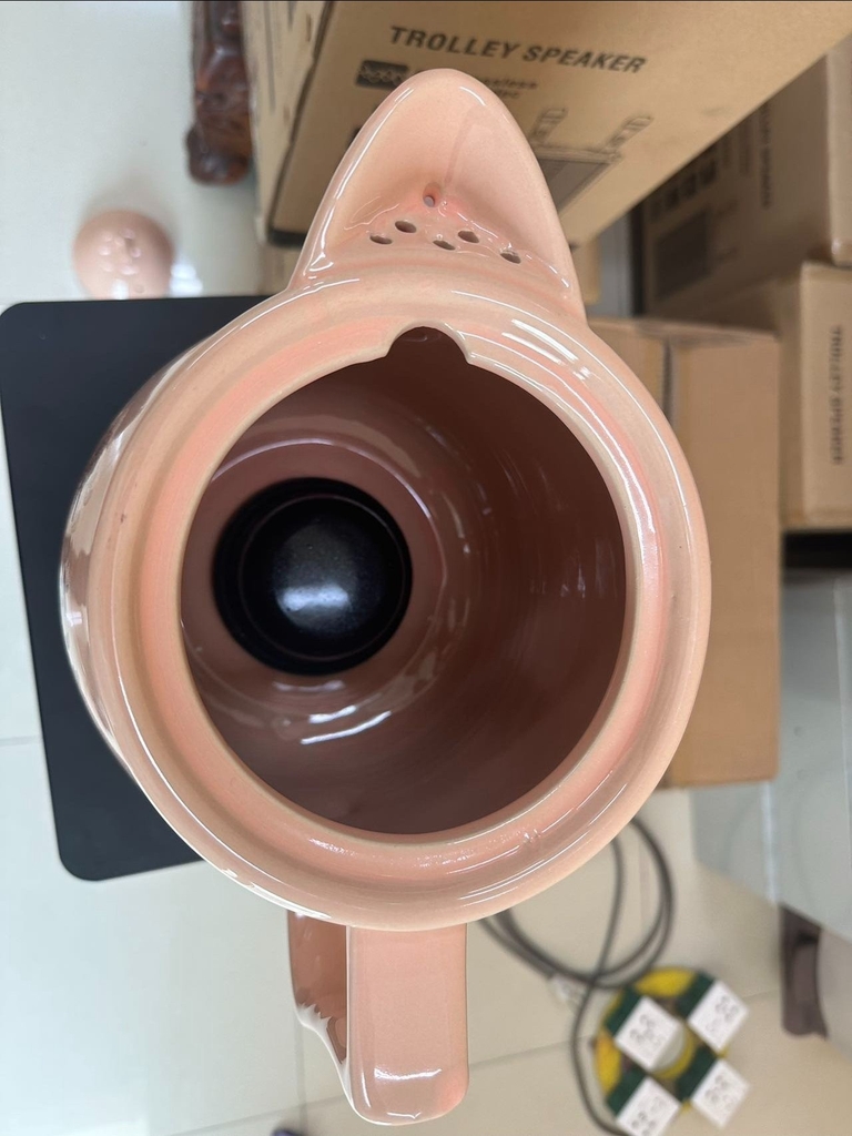 Ấm Sắc Thuốc Điện Ladomax Ha-8845 Màu Hồng, Có Chuông Báo (1tx6)