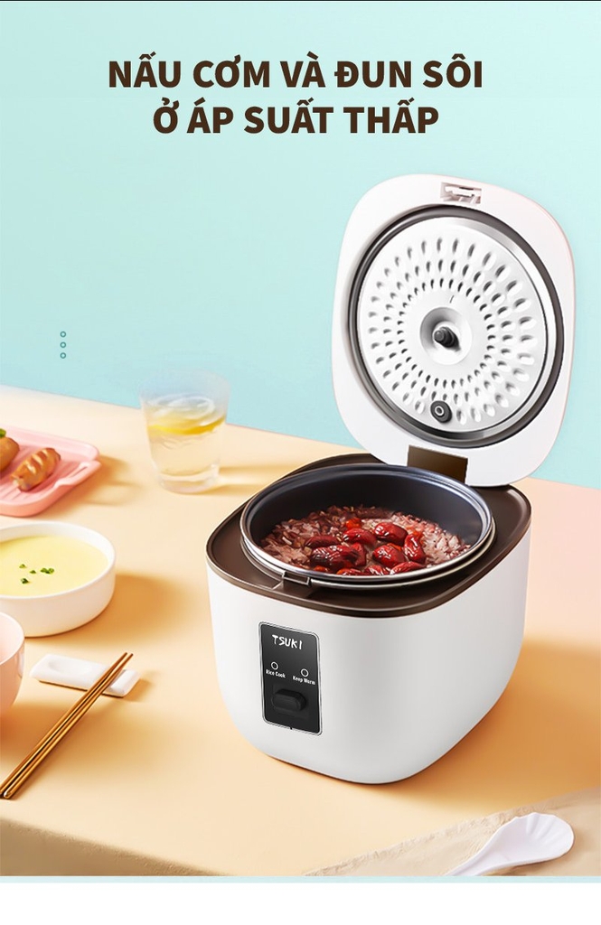 Nồi cơm điện 1.2L Tsuki TS-XH30JX (1tx8)