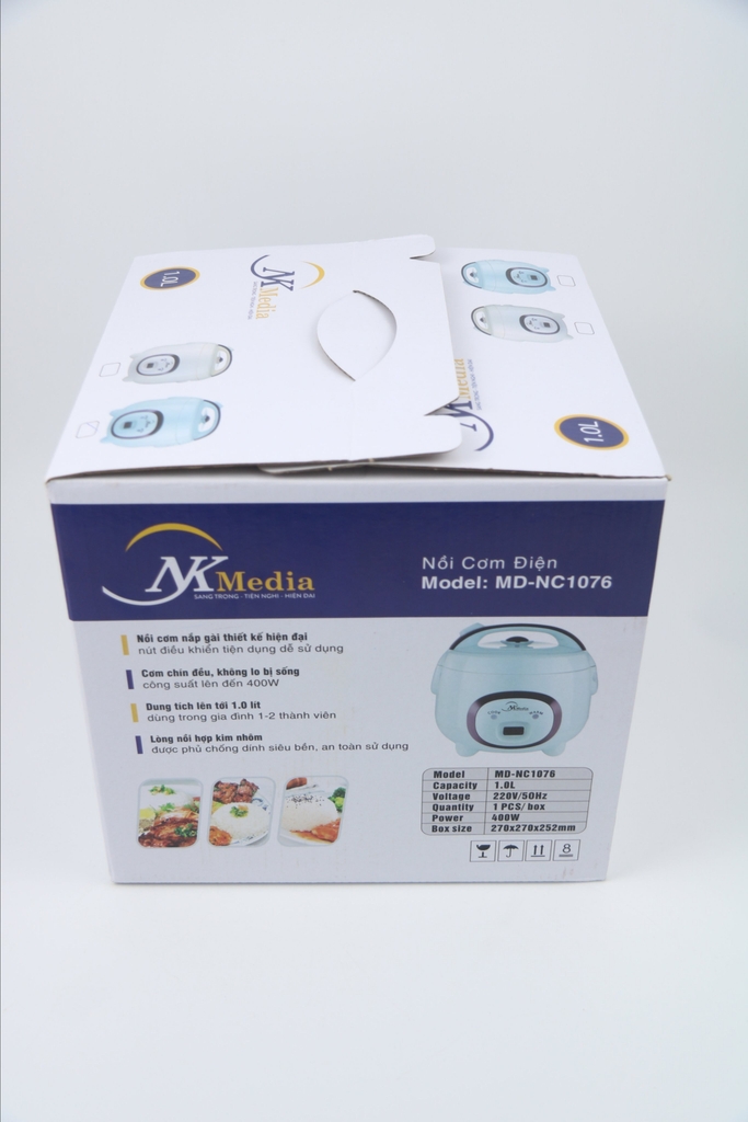 Nồi cơm điện NKMedia NC1076 dung tích 1.0L (1tx8)