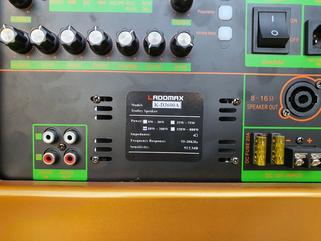 Loa kéo 4 tấc đôi Ladomax K-D3600(DSP)