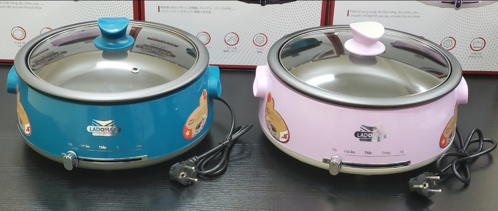 Lẩu điện lòng rời 4L Ladomax Ha-238 (1tx6)