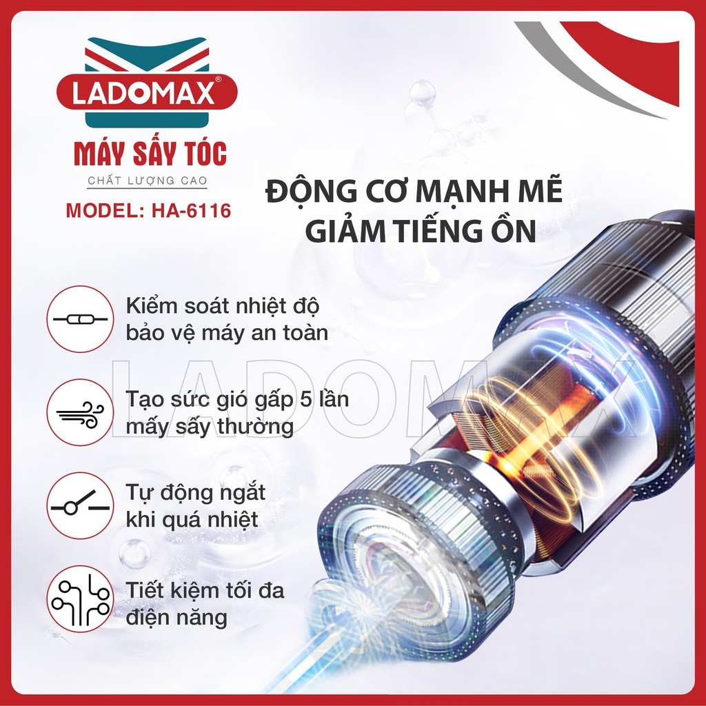 Máy sấy tóc Ladomax Ha-6116
