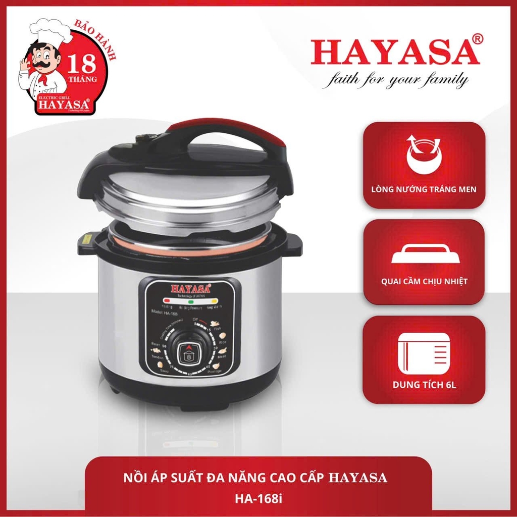 Nồi áp suất Hayasa Ha-168i