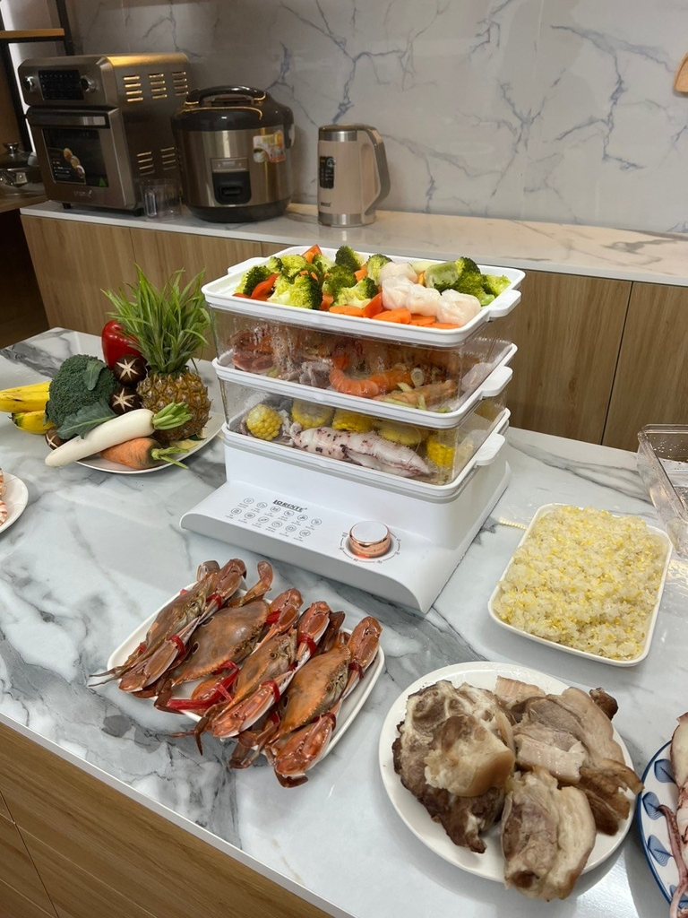 Nồi hấp 15L 3 tầng Lorente LT-7273