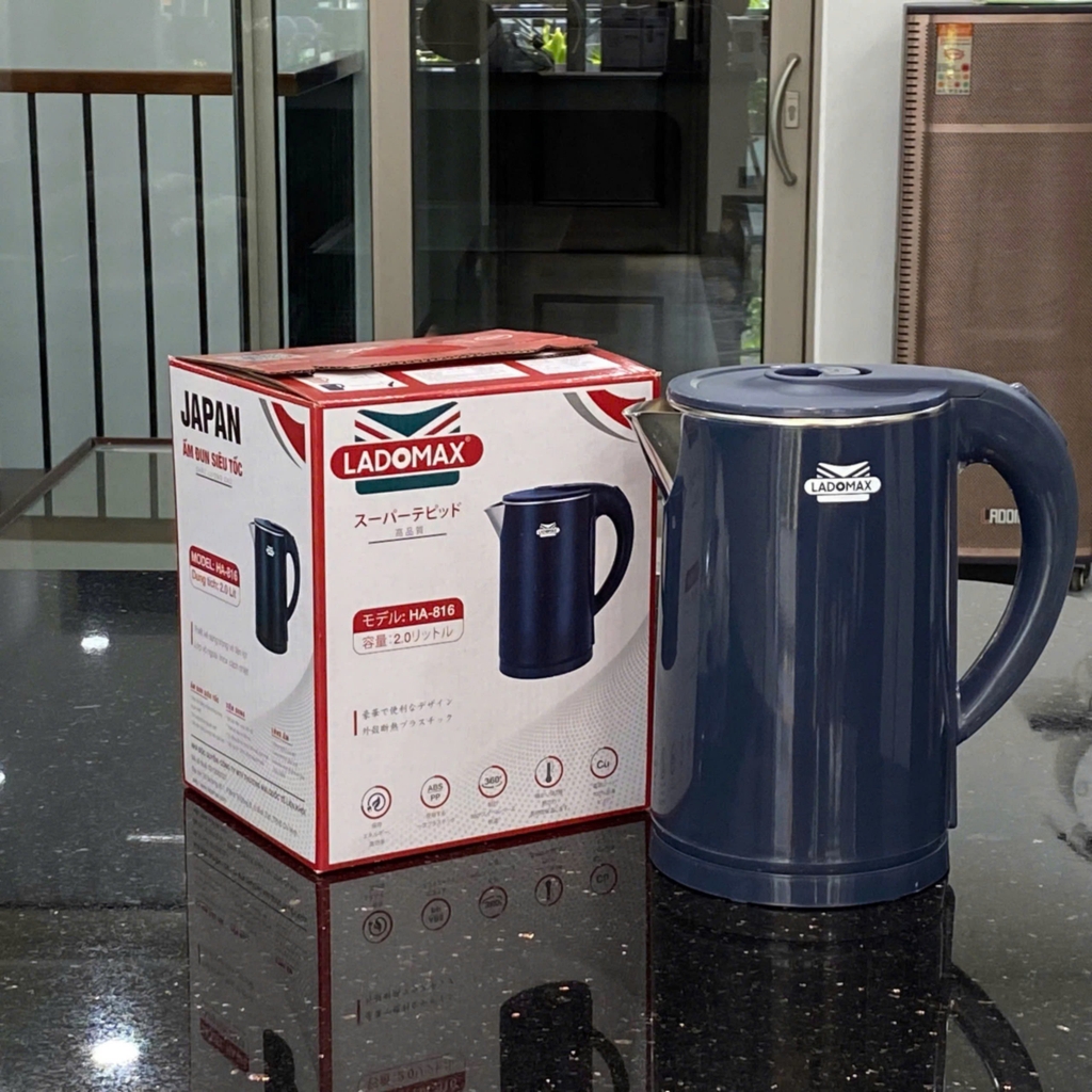 Ấm đun siêu tốc 2 lớp Ladomax Ha-816 (1tx16)