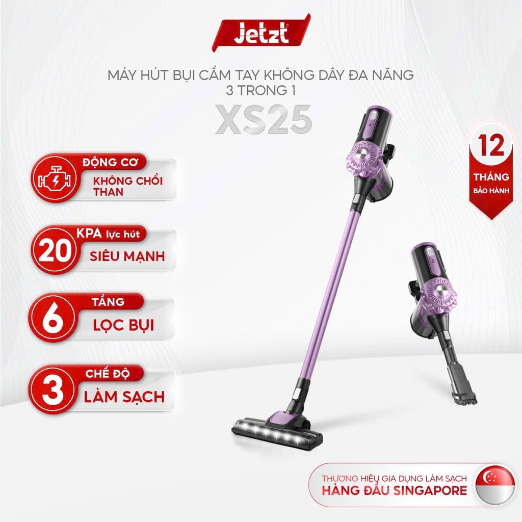 Máy hút bụi cầm tay không dây Jetzt  SX25